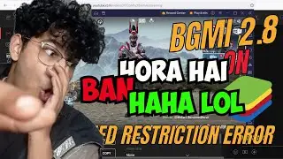 BGMI 2.8 LIVE ON BLUESTACK ERROR CODE: RESTRICT AREA FIX [2023] | FIRST ON YOUTUBE |