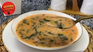 🍵Yiyen Herkesin bayıldığı besleyici 💯Terbiyeli ıspanak çorbası tarifi  #youtube  #mutfakkedisi