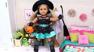 Magical Halloween dress! Play Dolls stories for kids