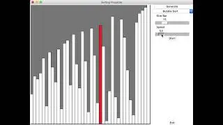 [DEV] Sorting Algorithm Visualizer (Python TKinter)