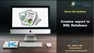 Create report in  #sql  #database