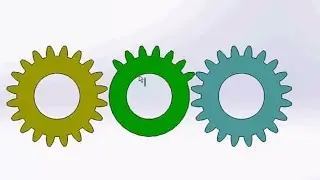 Solidworks Intermittent Gear mechanisms drive