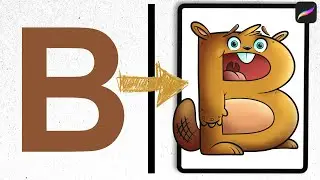B is for Beaver: Let's Draw The Alphabet as Animals Ep. 2