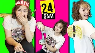 24 SAAT MİNİCİK DEPODA YAŞAMAK!! Eyvah! Depoda Kilitli Kaldık!