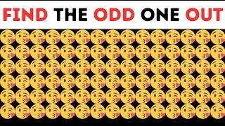 Find the ODD One Out I Odd one Out puzzle I Find the Odd Emoji Quiz