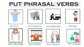 Phrasal verbs with 'PUT'   Learn English vocabulary words with examples