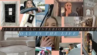 INTERIOR DESIGNER DAY IN THE LIFE | 21 year old Interior Designer