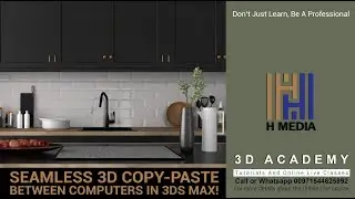 Seamless 3D Copy-Paste Between Computers in 3ds Max! (Malayalam)