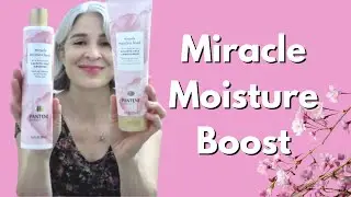 Pantene Sulfate Free Shampoo and Conditioner Review/Miracle Moisture boost Review #haircare
