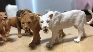 Обзор моих фигурок диких кошек (и других животных)