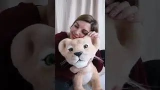 Львенок из шерсти🩷#teddy #toys #teddybear #handmade #animals #artist #design #toy #animallover #cat