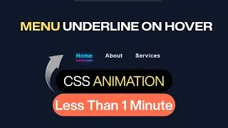 Stylish CSS Underline Link Hover Animation