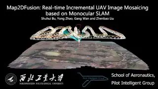 Map2DFusion:Real-time Incremental UAV Image Mosaicing based on Monocular SLAM