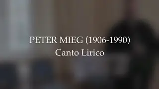 Peter Mieg – Canto lirico für Englischhorn solo (Sergio Simón Alvarez & Irene García Torres)