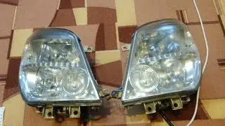 Foton Ollin 1049a. Полировка фар своими руками. Не делайте так !