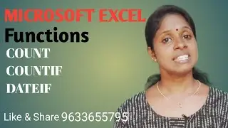 MICROSOFT EXCEL FUNCTIONS | മലയാളം