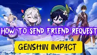 How to send friend request in genshin impact f2p [Hindi] 