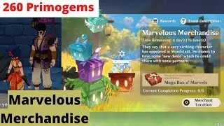 Marvelous Merchandise Event - Get free primogems - Genshin Impact 