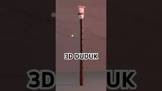 3D Armenian Duduk (My first model in Blender)