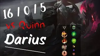 Darius TOP vs Quinn - Challenger Replay KR