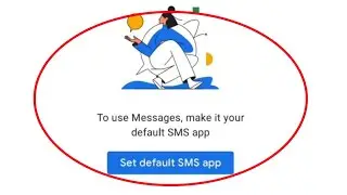 to use messages make it your default sms app || set default sms app kaise thik kare