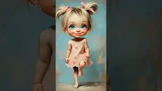 Adorable Dancing Girl: AI-Generated Fun and Joy!