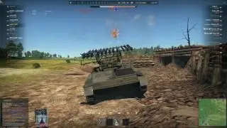 War Thunder БМ-8-24 сбил самолет