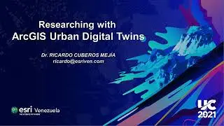 Researching with ArcGIS Urban Digital Twins (SUBTITLED)