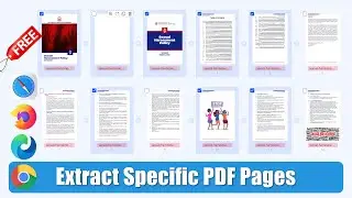 Extract FAST Specific PDF Pages IN BROWSER!