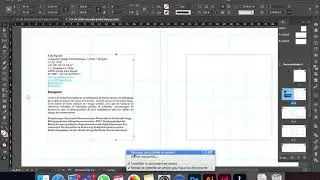 Indesign :  importation du texte et nettoyage des polices