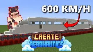 I Used MAGNETS to Make the FASTEST CREATE MOD TRAIN