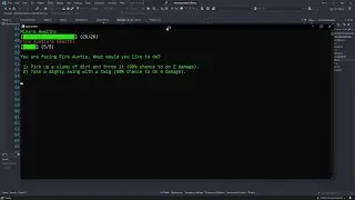 Intro to C#: 27 - Micro RPG Part 3 - Making Combat