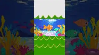 Swimming Fish #shotrs #kidssong #baby #nurseryrhymes #animals #babyshark #kids #kidsvideo