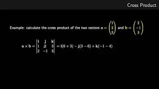 Cross product