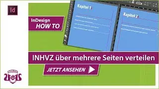 Inhaltsverzeichnis über mehrere Seiten verteilen – InDesign HOW TO