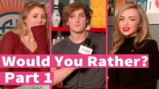 Peyton List, Logan Paul and Lia Marie Johnson play Would You Rather! Part 1