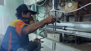 fhinising akhir bending plat long 600cm