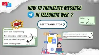 5 Minutes to MASTER Telegram Message Translation!