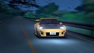 Final Race Preparations on Tsubaki Line (Initial D Fifth Stage)