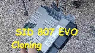 Volvo ecu SID 807 EVO cloning read programming with Kess V3