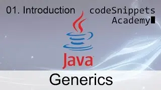 Java Generics 01. Introduction to Generics