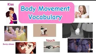 Body Movement vocabulary in two minutes || Simple English || pronunciation and verbs vocabulary