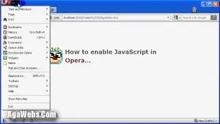 How to enable JavaScript in Opera