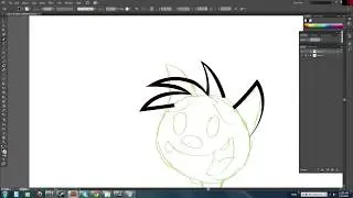 Ink Lineart by Converting Strokes Into Fills. (Adobe Illustrator Tutorial)