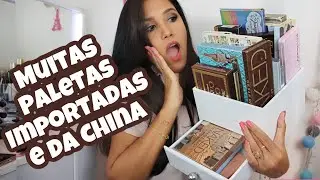 TOUR PELO PORTA PALETAS DE MAQUIAGENS!!