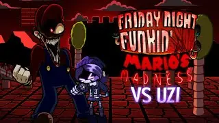 FNF Mashup - Horror Mario vs Uzi [It's a me x Mutation]