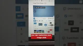 make a cool image slide in 1 min /image slide maker
