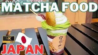 Matcha Food Tour in Japan | 🍵 Eating MATCHA FOODS In Tokyo 2024 | Must try Matcha dessert in Tokyo