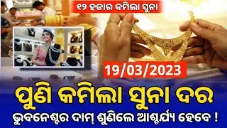 March 19 | Today Gold Rate Odisha | gold price down today | bbsr gold price today
