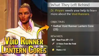 Dauntless - What They Left Behind Quest (How To Collect Void Runner Lantern Cores)